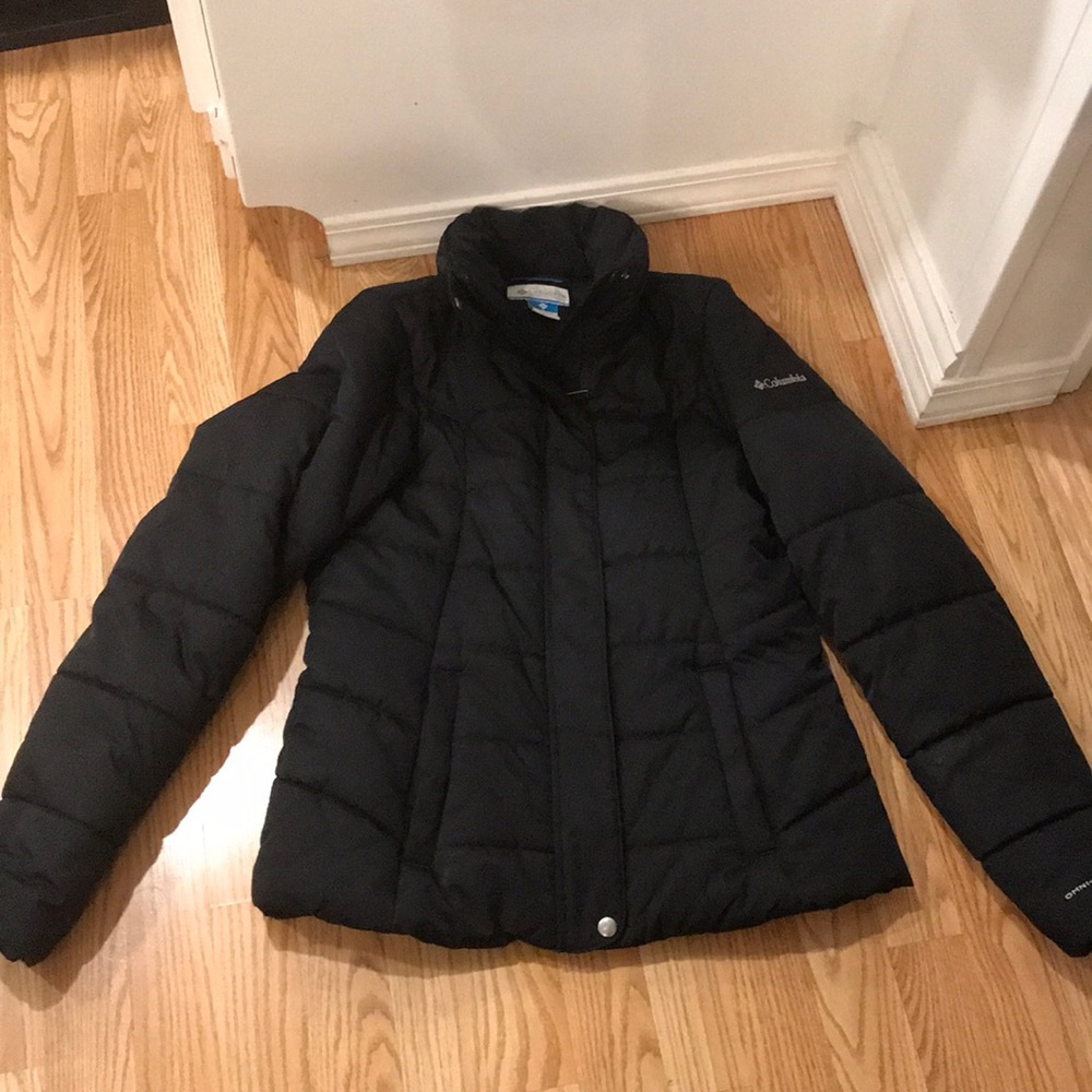 Columbia black puffer winter coat